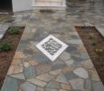 Επένδυση εξωτερικών διαδρόμων με ακανόνιστη ανάμεικτη Καρύστου